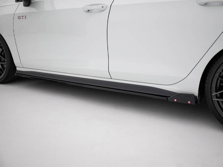 Side Skirts Diffusers V.2 + Flaps Volkswagen Golf GTI / GTE / GTI Clubsport / GTD / R-Line Mk8