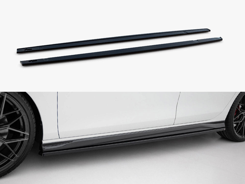 Side Skirts Diffusers V.4 Volkswagen Golf GTI / GTE / GTI Clubsport / GTD/ R-Line Mk8