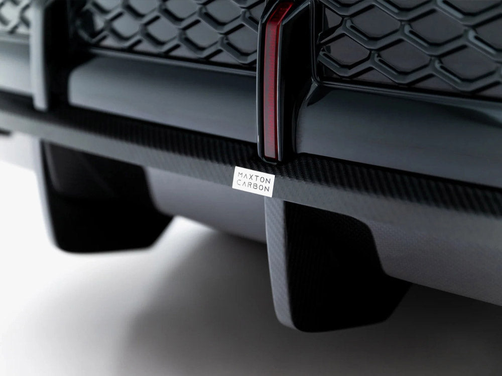 Prepreg Carbon Fiber Rear Splitter (Vertical Bars) Audi RSQ8 Mk1 Facelift