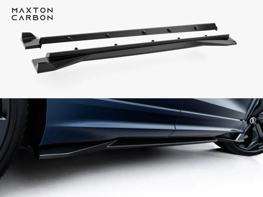 Prepreg Carbon Fiber Side Skirts Audi RSQ8 Mk1 Facelift