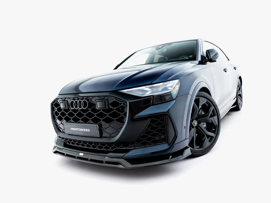 Prepreg Carbon Fiber Front Splitter Audi RSQ8 Mk1 Facelift
