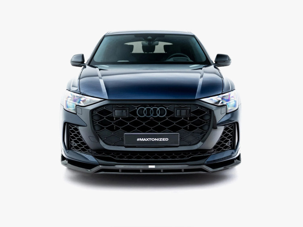 Prepreg Carbon Fiber Front Splitter Audi RSQ8 Mk1 Facelift