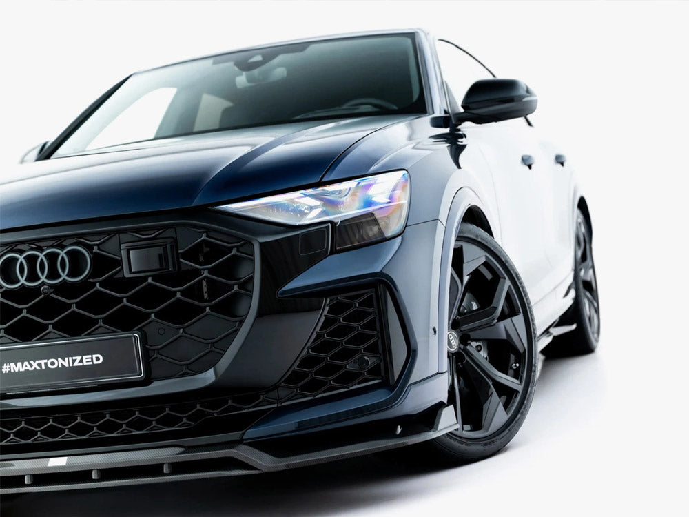 Prepreg Carbon Fiber Front Splitter Audi RSQ8 Mk1 Facelift