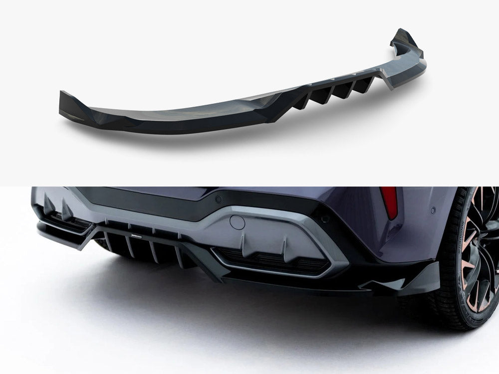 Rear Splitter (Vertical Bars) V.3 Cupra Terramar Mk1 (Version with towbar)