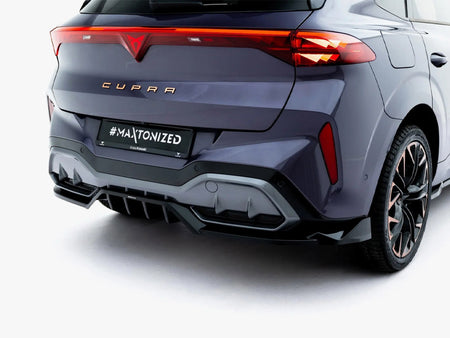 Rear Splitter (Vertical Bars) V.3 Cupra Terramar Mk1 (Version with towbar)