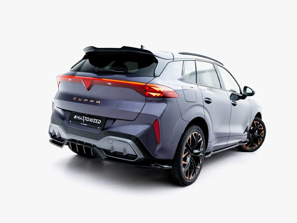 Rear Splitter (Vertical Bars) V.4 Cupra Terramar Mk1 (Version with towbar)