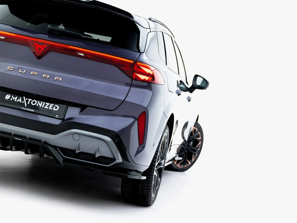 Rear Splitter (Vertical Bars) V.4 Cupra Terramar Mk1 (Version with towbar)