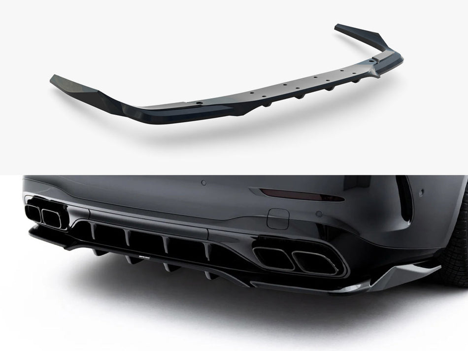 Rear Splitter (Vertical Bars) Mercedes-AMG C63 Sedan / Estate W206 / S206