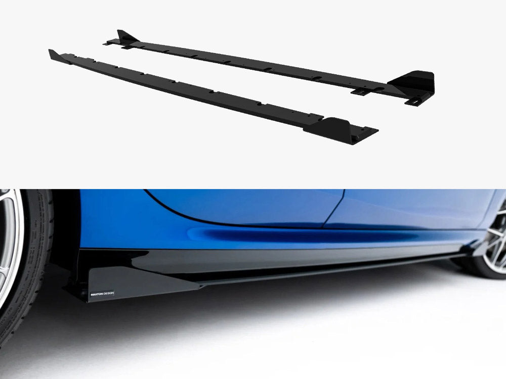 Maxton Design Street PRO Side Skirt Diffusers + Flaps BMW 2 M-Pack / M235i Gran Coupe F74