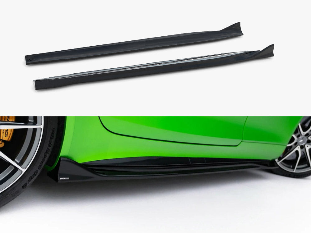 Maxton Design Side Skirt Diffusers Mercedes-AMG GT R C190 Facelift