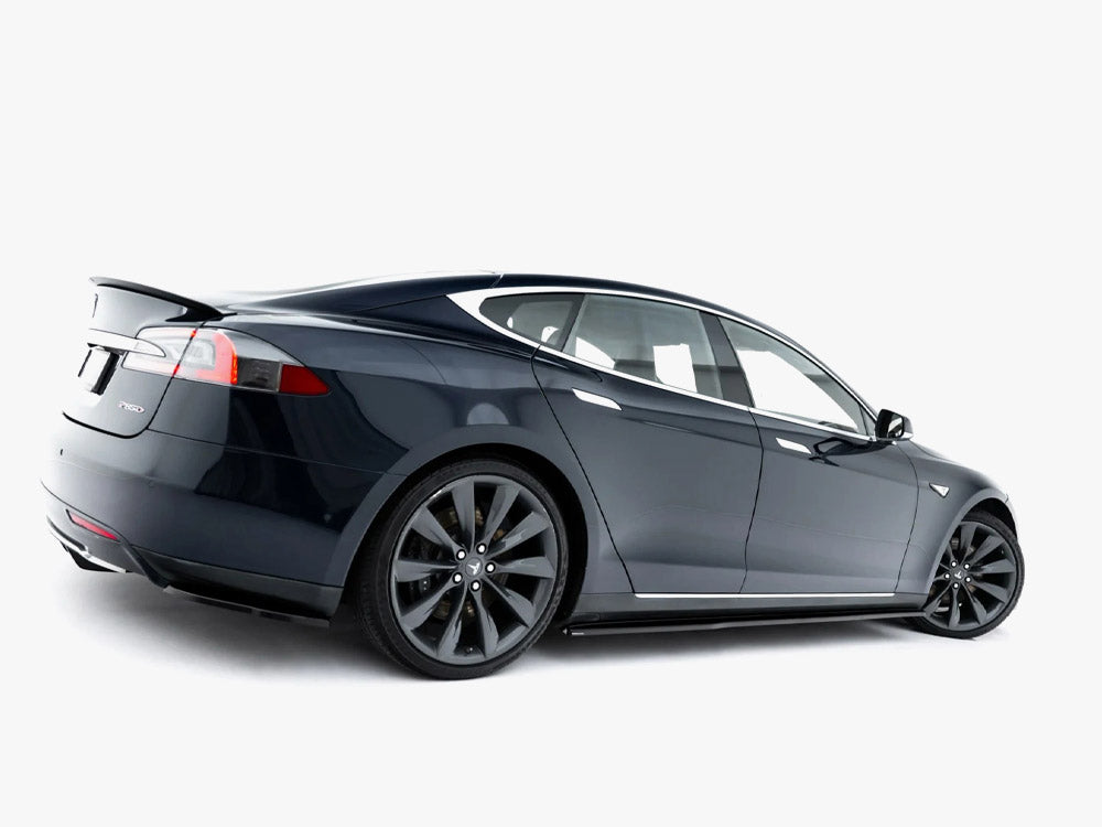 Maxton Design Side Skirt Diffusers V.2 Tesla Model S Mk1