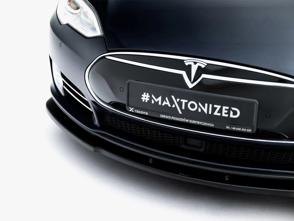 Maxton Design Front Splitter V.1 Tesla Model S Mk1