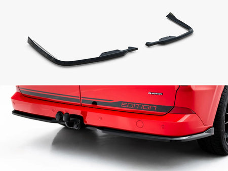 Maxton Design Rear Side Splitters Volkswagen Transporter T7