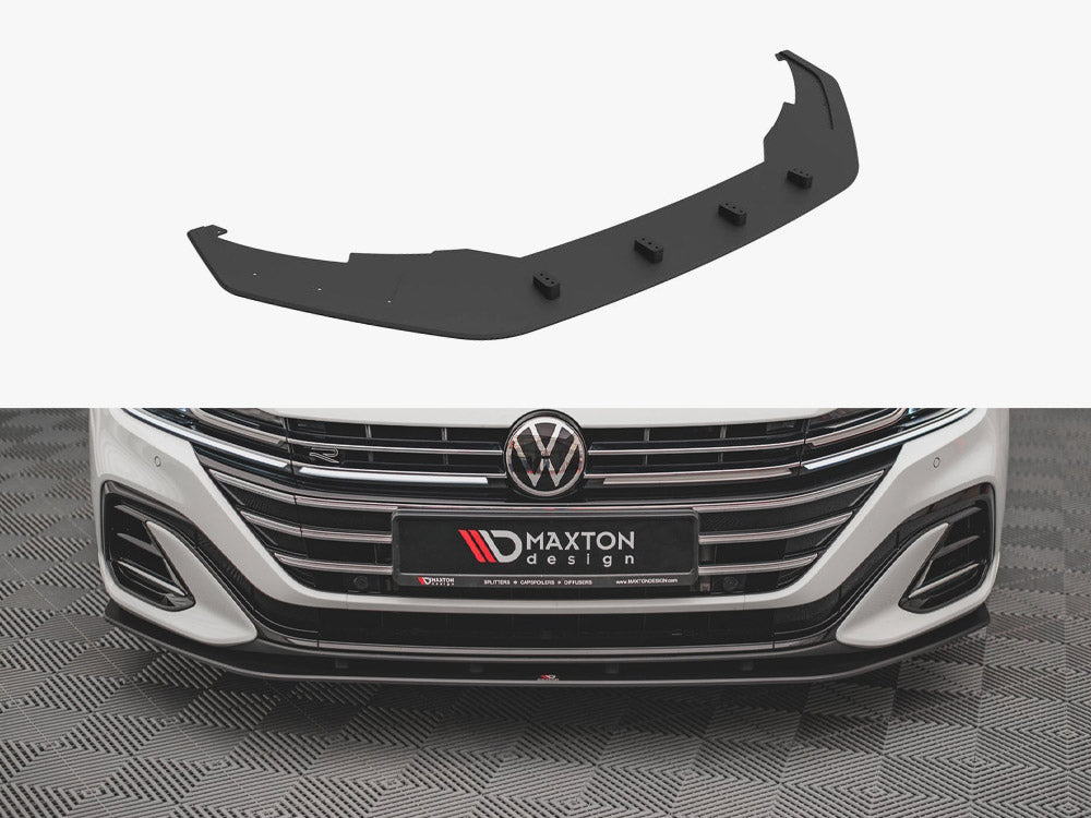Maxton Design Street PRO Front Splitter Volkswagen Arteon Sedan / Shooting Brake R-Line Mk1 Facelift