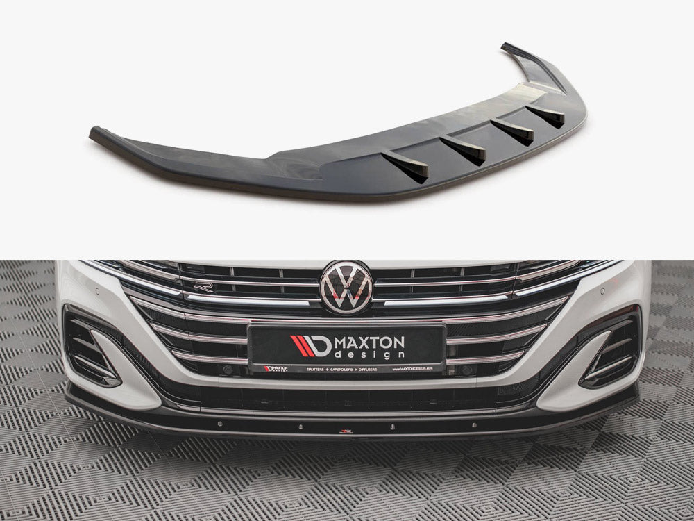 Maxton Design Front Splitter V.2 Volkswagen Arteon R-Line Sedan / Shooting Brake Mk1 Facelift