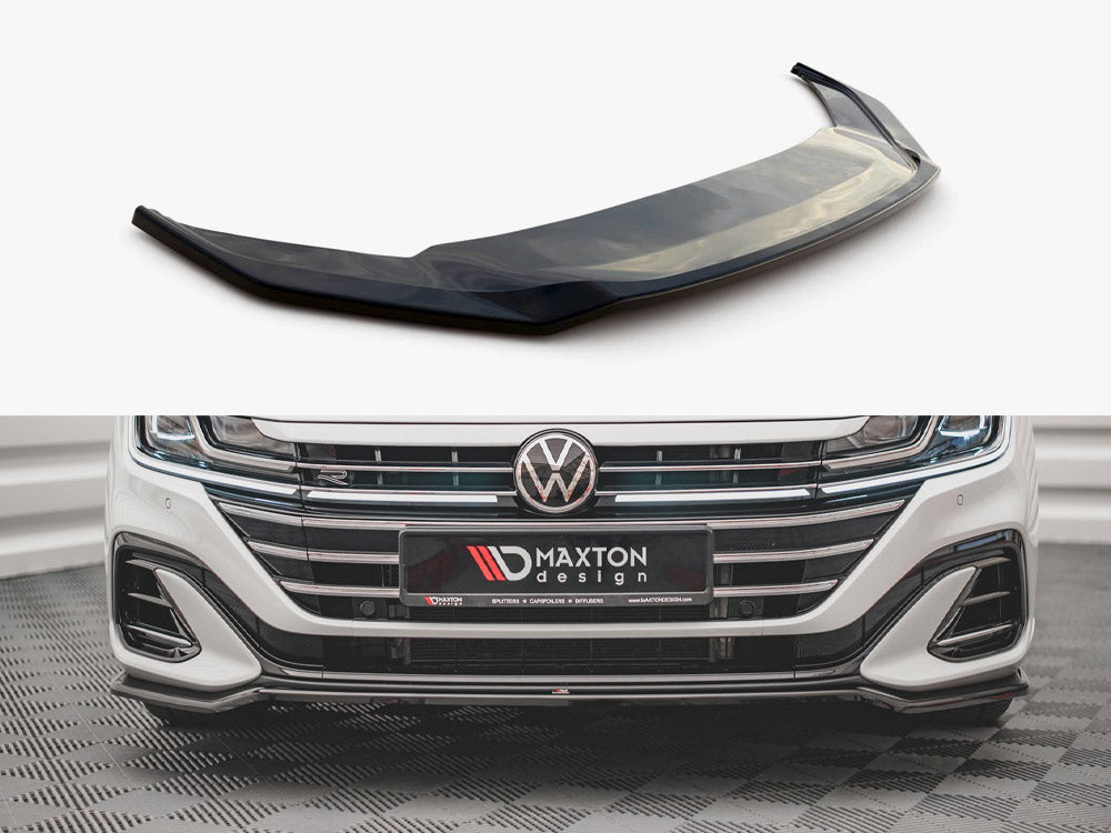 Maxton Design Front Splitter V.3 Volkswagen Arteon R-Line Sedan / Shooting Brake Mk1 Facelift