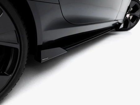 Maxton Design Street PRO Side Skirt Diffusers + Flaps Jaguar F-Type X152 Facelift 2
