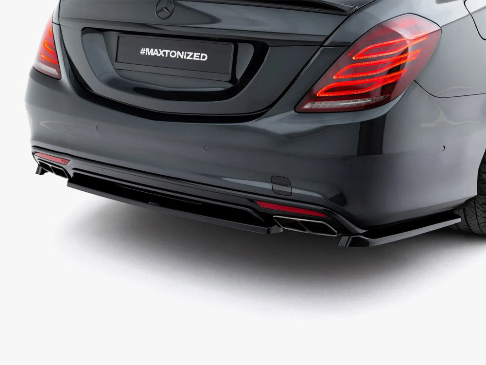 Maxton Design Rear Splitter V.2 Mercedes-Benz S AMG Line W222