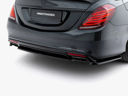 Maxton Design Rear Splitter V.2 Mercedes-Benz S AMG Line W222