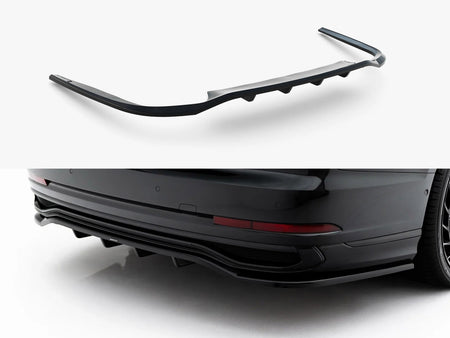Maxton Design Rear Splitter (Vertical Bars) Audi A8 S Line Long D5 Facelift