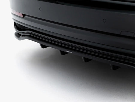 Maxton Design Rear Splitter (Vertical Bars) Audi A8 S Line Long D5 Facelift