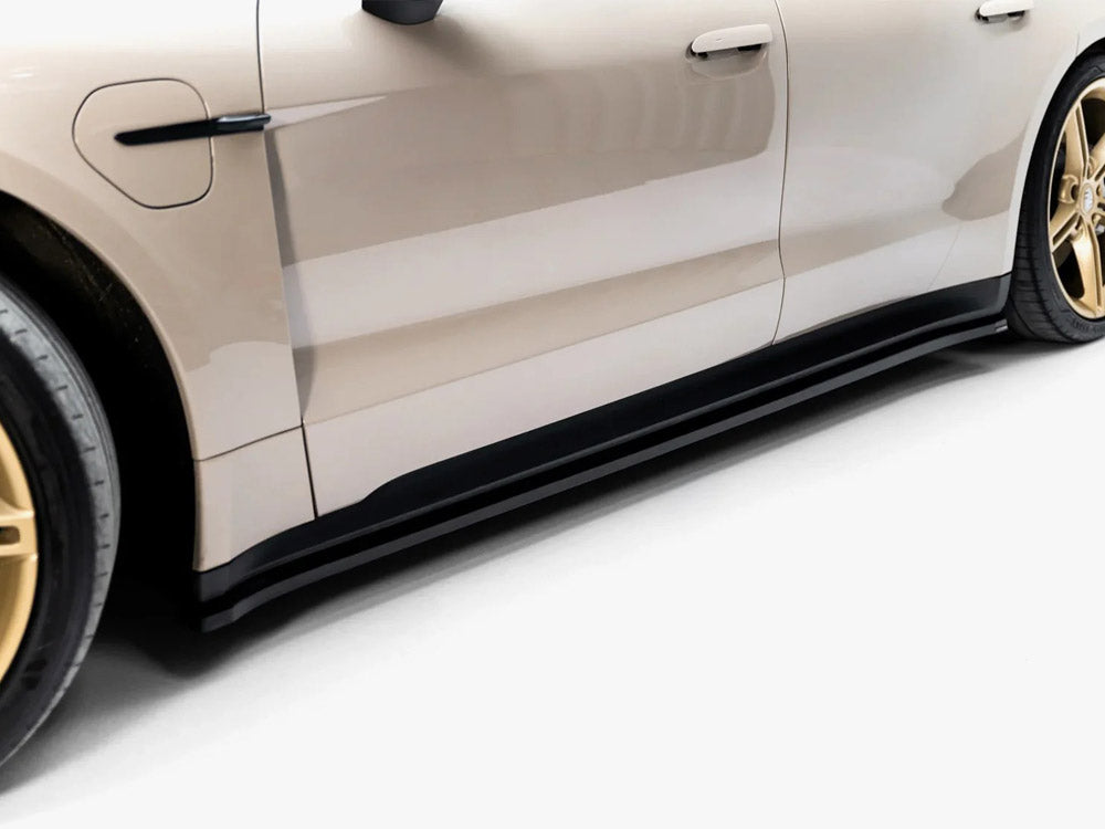 Maxton Design Side Skirt Diffusers Porsche Taycan / Taycan 4 / Taycan 4S / Taycan GTS Mk1