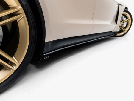 Maxton Design Side Skirt Diffusers Porsche Taycan / Taycan 4 / Taycan 4S / Taycan GTS Mk1
