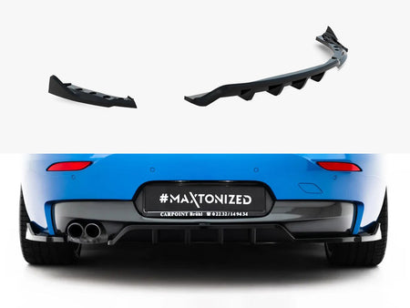 Maxton Design Rear Splitter (Vertical Bars) V.2 BMW Z4 M-Pack E89 Facelift