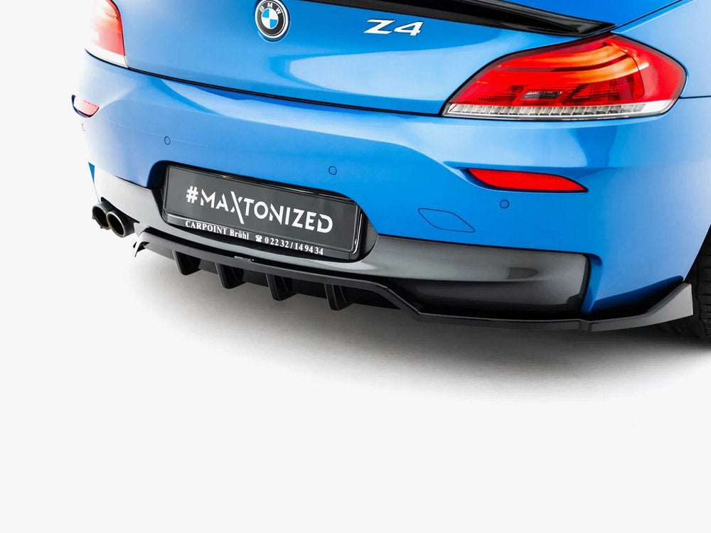Maxton Design Rear Splitter (Vertical Bars) V.2 BMW Z4 M-Pack E89 Facelift