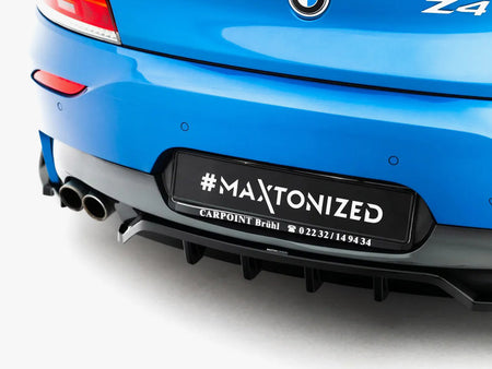 Maxton Design Rear Splitter (Vertical Bars) V.2 BMW Z4 M-Pack E89 Facelift