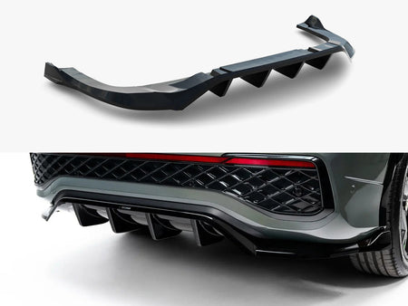 Maxton Design Rear Splitter (Vertical Bars) Volkswagen Tayron R-Line Mk1