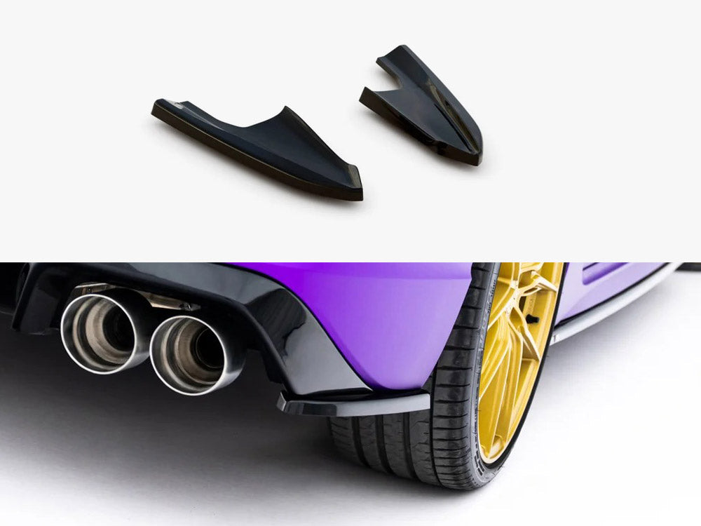 Maxton Design Rear Side Splitters V.3 Volkswagen Golf R Hatchback Mk8 Facelift