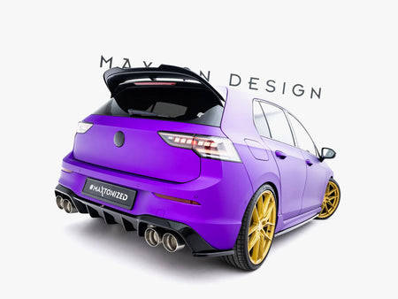 Maxton Design Rear Side Splitters V.3 Volkswagen Golf R Hatchback Mk8 Facelift