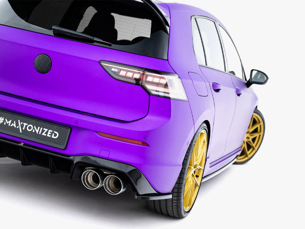 Maxton Design Rear Side Splitters V.3 Volkswagen Golf R Hatchback Mk8 Facelift