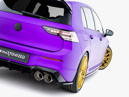 Maxton Design Rear Side Splitters V.3 Volkswagen Golf R Hatchback Mk8 Facelift
