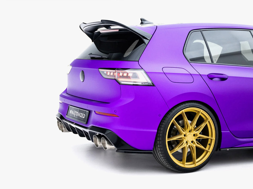 Maxton Design Rear Side Splitters V.3 Volkswagen Golf R Hatchback Mk8 Facelift
