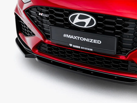 Maxton Design Front Splitter V.1 + Flaps Hyundai i30 N / N Line Wagon Mk3 Facelift