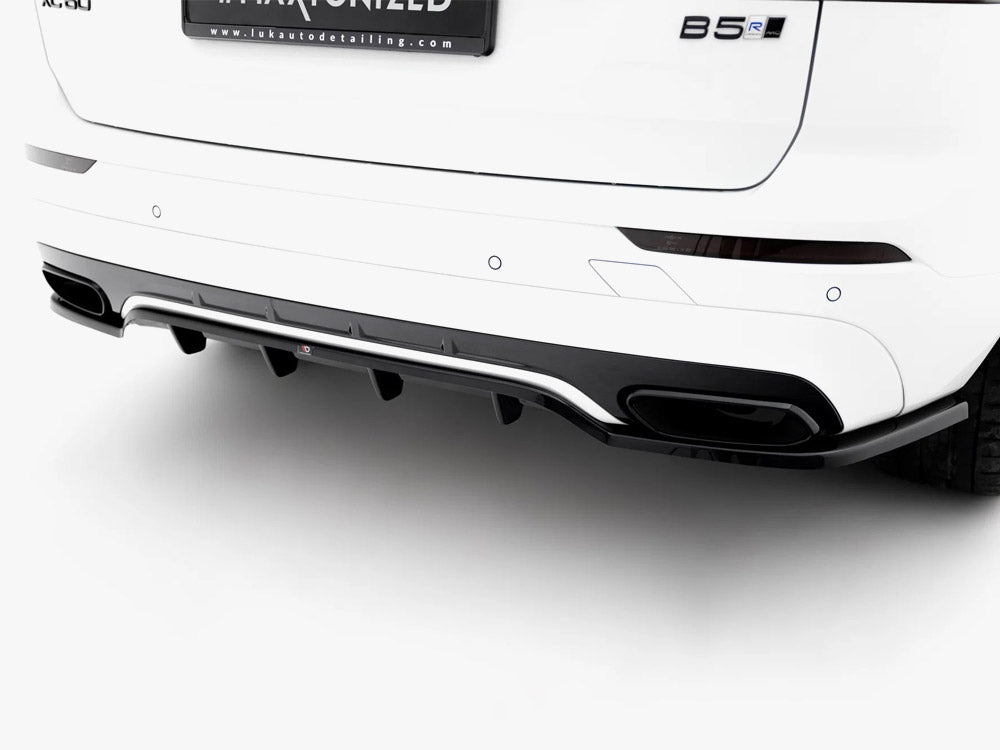 Maxton Design Rear Splitter (Vertical Bars) Volvo XC60 Mk2 R-Design