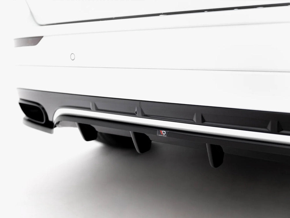 Maxton Design Rear Splitter (Vertical Bars) Volvo XC60 Mk2 R-Design