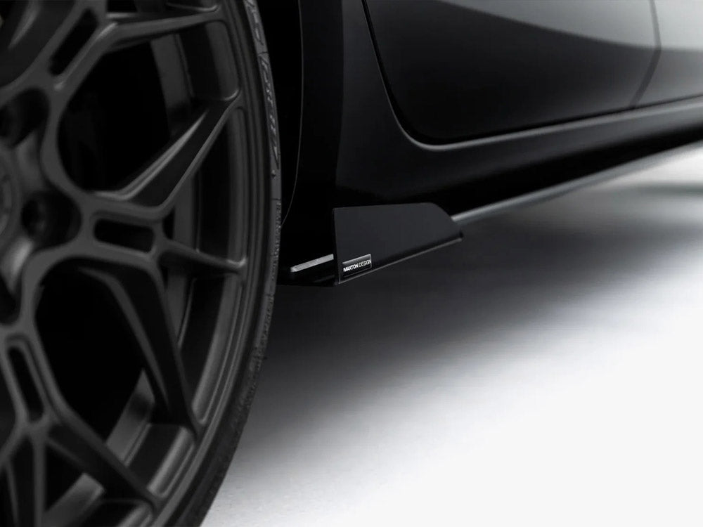 Maxton Design Street PRO Side Skirts Diffusers + Flaps CUPRA Leon ST / Hatchback Mk1 Facelift