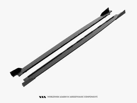Maxton Design Street PRO Side Skirts Diffusers + Flaps CUPRA Leon ST / Hatchback Mk1 Facelift