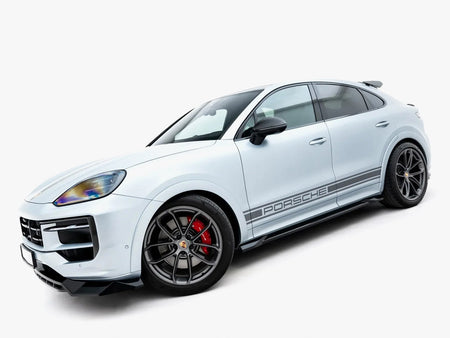Maxton Design Side Skirt Diffusers Porsche Cayenne GTS / Turbo Sport Pack / Turbo E-Hybrid GT Pack Coupe Mk3 Facelift