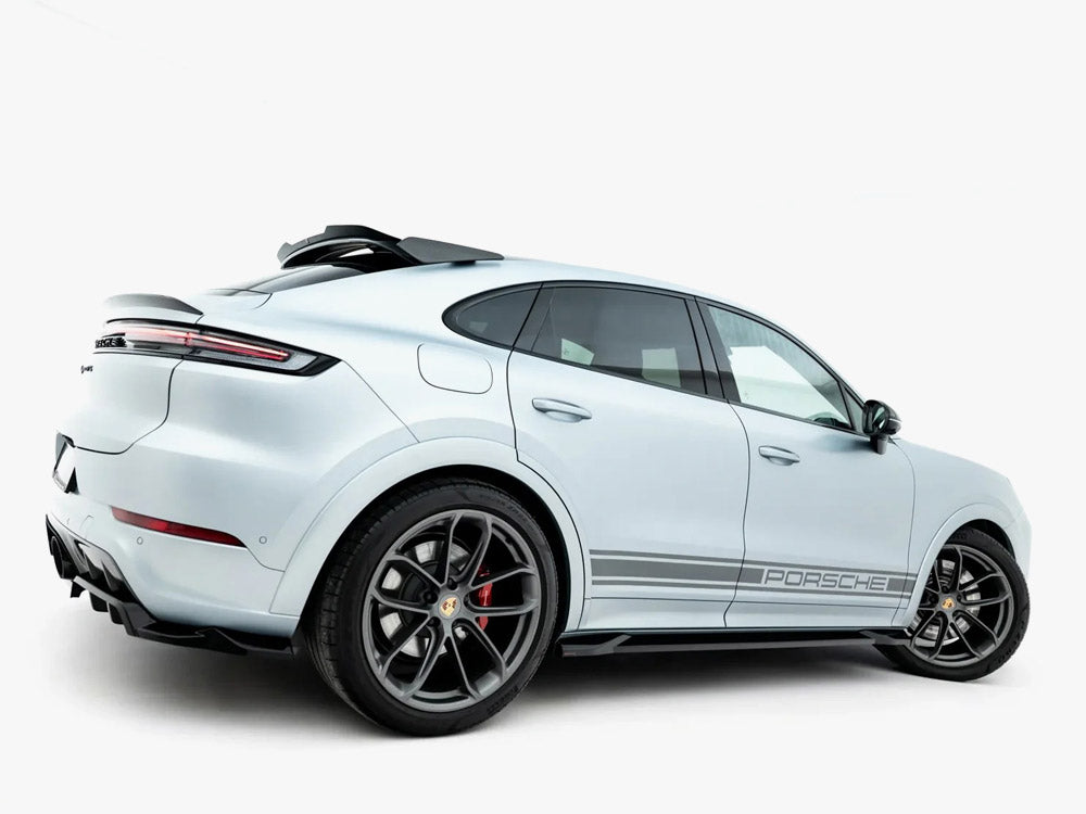 Maxton Design Side Skirt Diffusers Porsche Cayenne GTS / Turbo Sport Pack / Turbo E-Hybrid GT Pack Coupe Mk3 Facelift