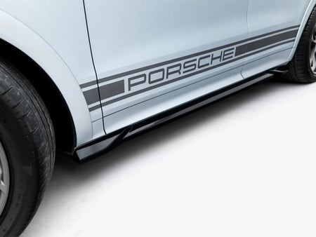 Maxton Design Side Skirt Diffusers Porsche Cayenne GTS / Turbo Sport Pack / Turbo E-Hybrid GT Pack Coupe Mk3 Facelift