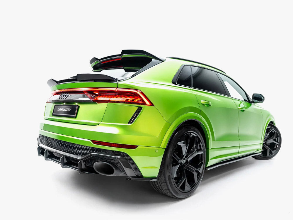 Maxton Design Lower Spoiler CAP 3D Audi RS Q8 Mk1 / Mk1 Facelift