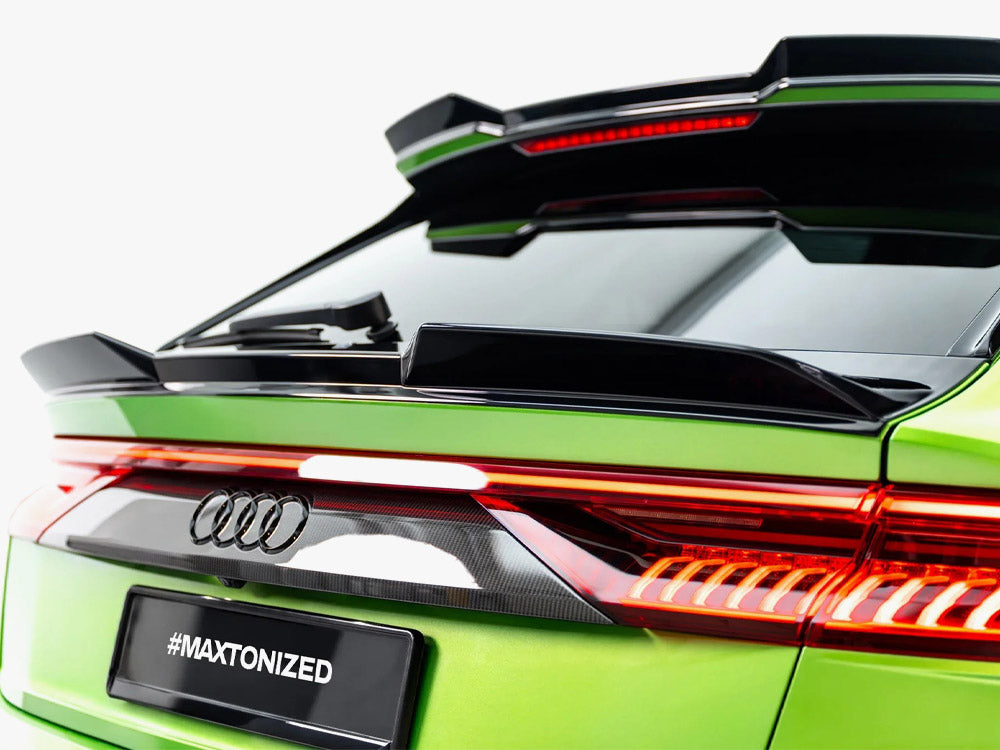 Maxton Design Lower Spoiler CAP 3D Audi RS Q8 Mk1 / Mk1 Facelift