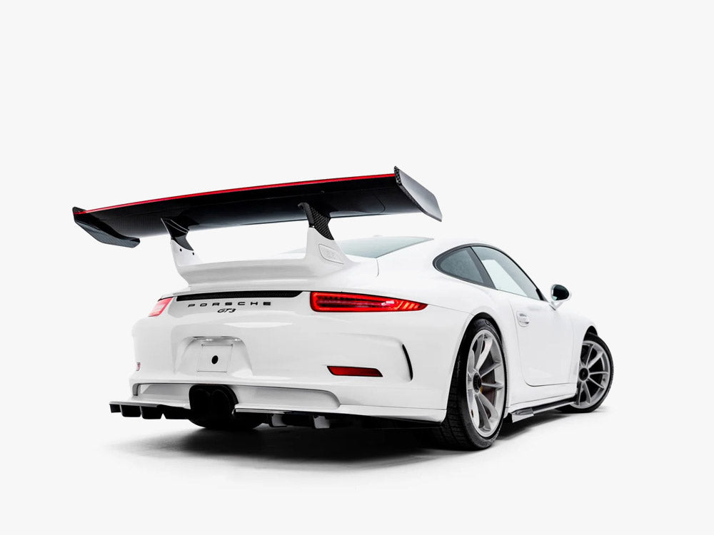 Maxton Design Rear Splitter (With Vertical Bars) Porsche 911 GT3 991.1
