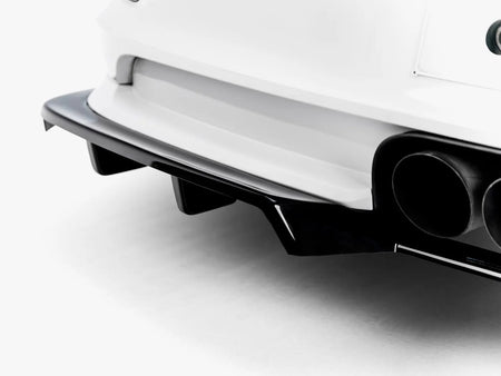 Maxton Design Rear Splitter (With Vertical Bars) Porsche 911 GT3 991.1