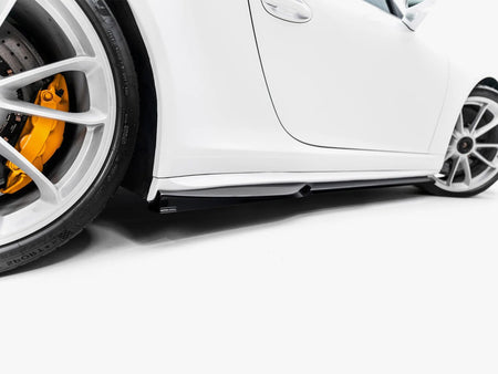 Maxton Design Side Skirt Diffusers Porsche 911 GT3 991.1