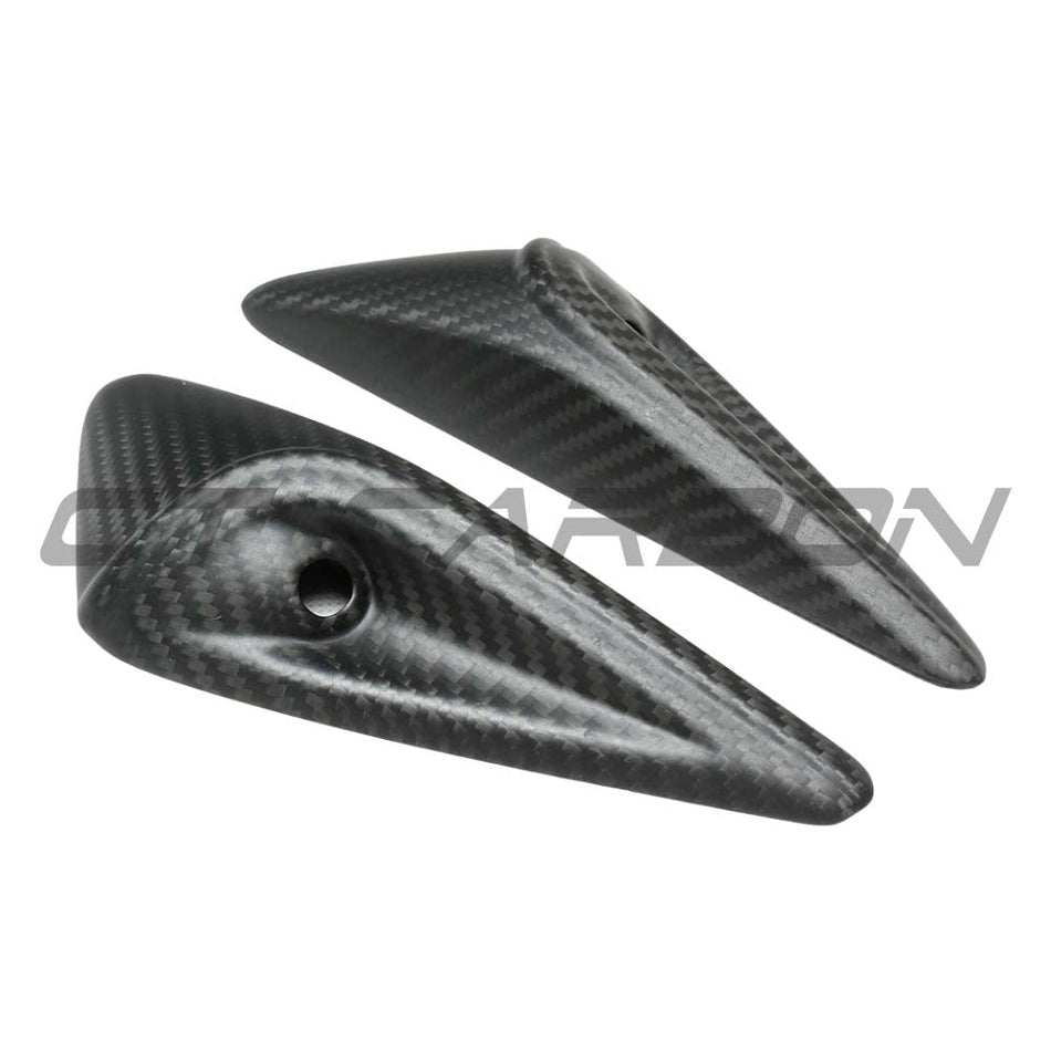 TESLA MODEL Y 2025+ FACELIFT DRY CARBON FIBRE MATTE SIDE CAMERA COVER - V1